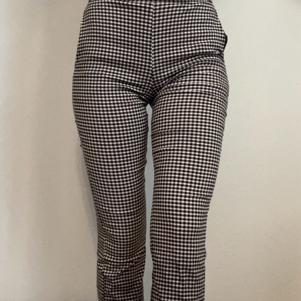 Checkered Retro Kick-flare Culottes